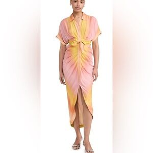 NWT Le Supreme Miko Dress Ombre Sunset size 8